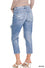 HIGH RISE HEAVY DISTRESSSED BOYFRIEND DENIM PANTS