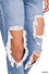 HIGH RISE HEAVY DISTRESSSED BOYFRIEND DENIM PANTS