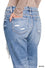 HIGH RISE HEAVY DISTRESSSED BOYFRIEND DENIM PANTS