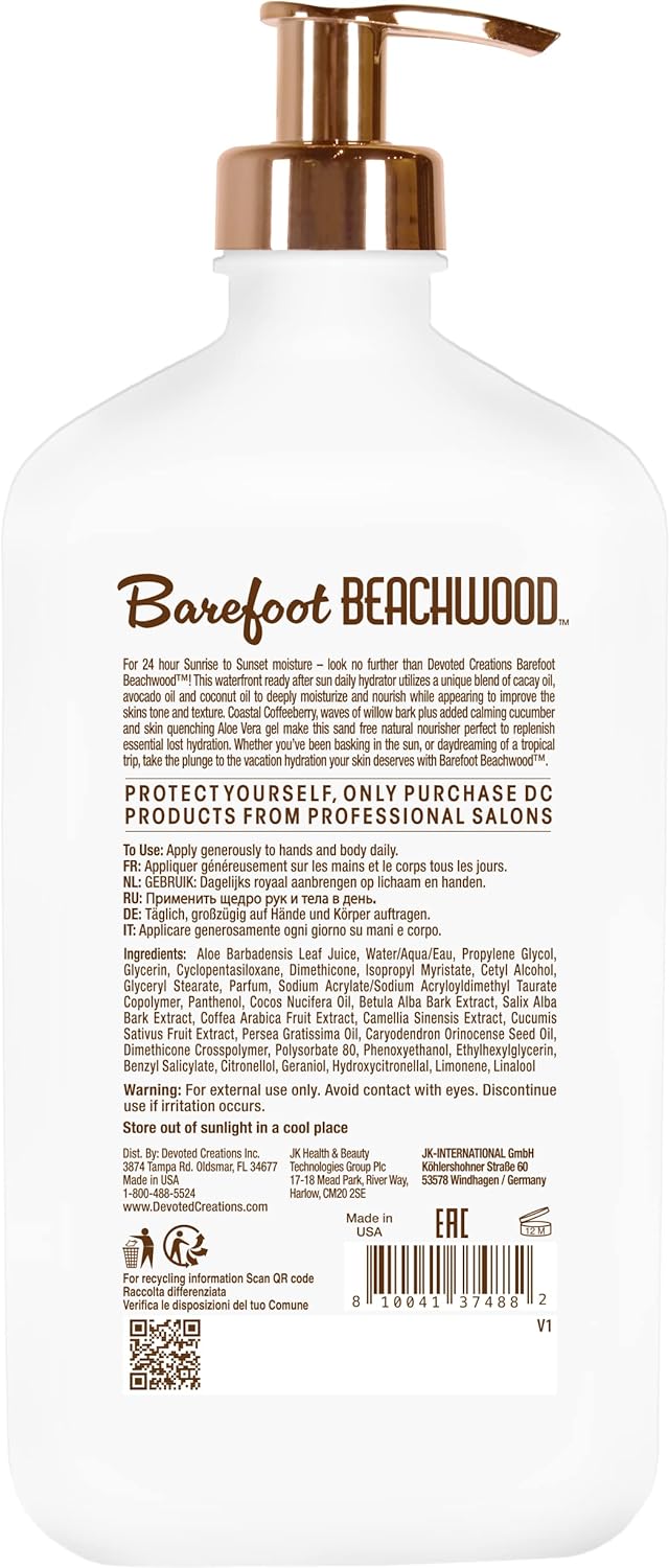 Devoted Creations Barefoot Beachwood All Day Body Moisturizer