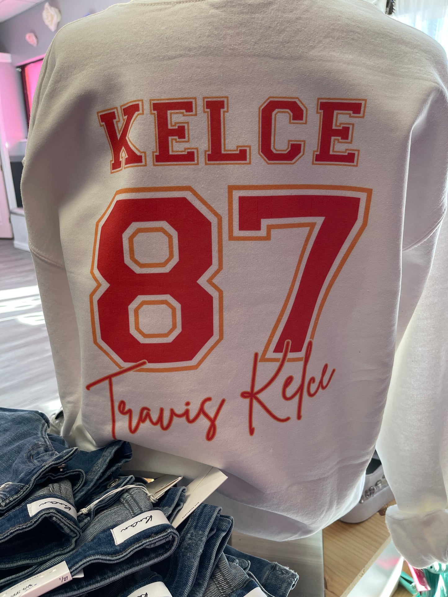 Travis Kelce •In My Chiefs Era• Sweatshirt