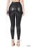 High rise faux leather leggings