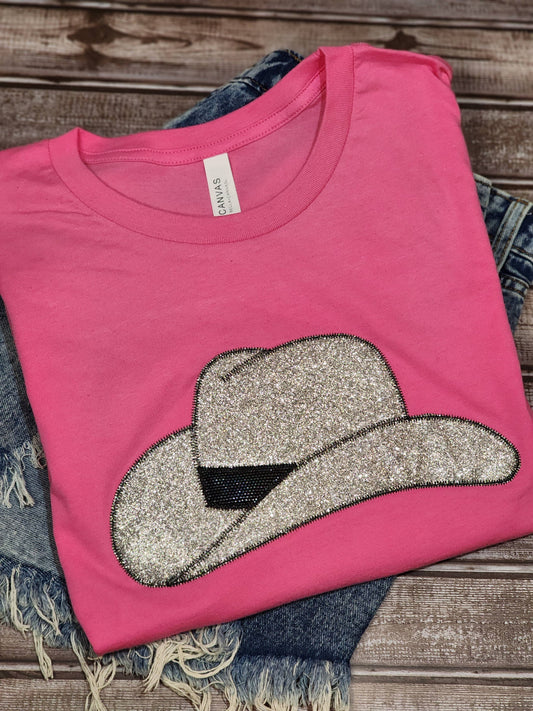 Rhinestone Cowgirl Pink Tee