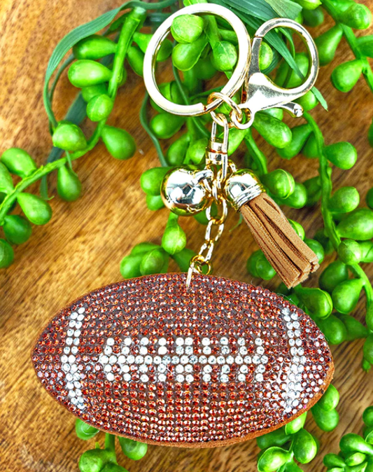 Bead Football keychain