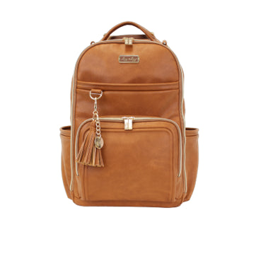 *NEW* Cognac Boss Plus™ Backpack Diaper Bag