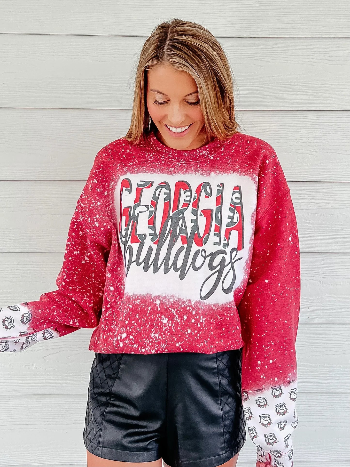 Georgia Sweatshirt with sleeve detail